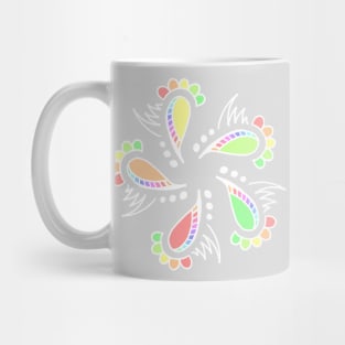 Whimsical Floral Abstract Design Mug